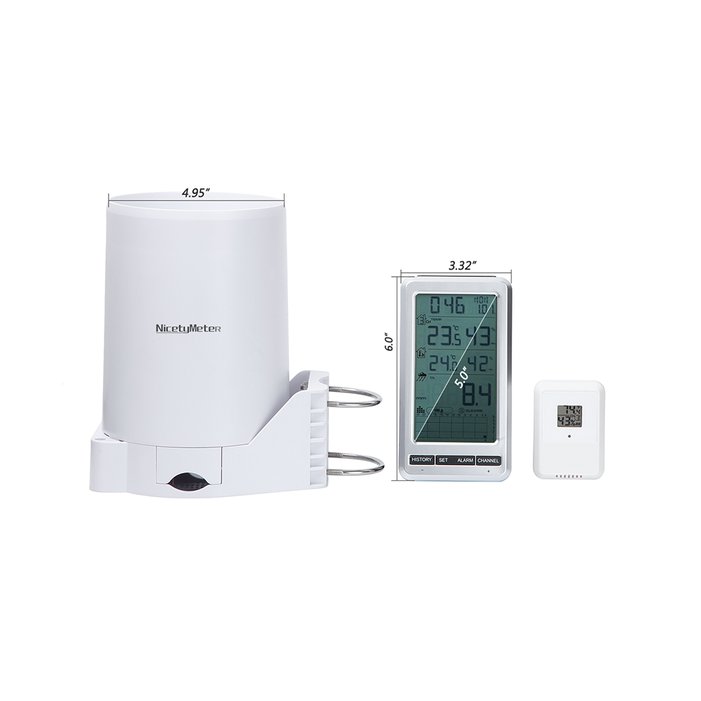 Garden Weather Station - 0206 RF 433mhz Pengukur Curah Hujan