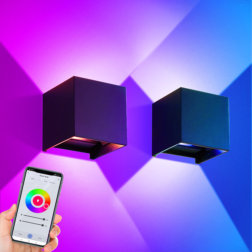 Smart Zigbee Garden Light - Lampu Dinding Luar Ruangan LED 12W