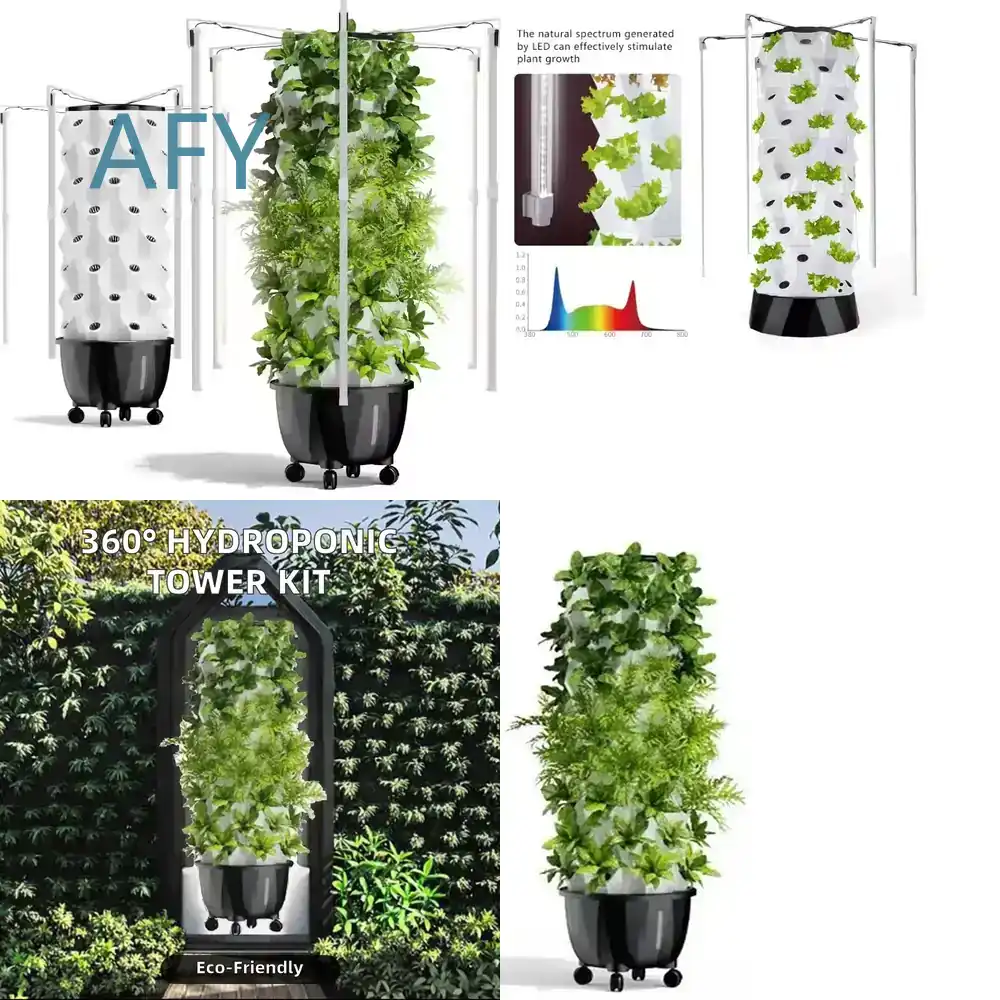 Smart Garden Vertical - Sistem Hidroponik Vertikal HydroBlue untuk Menara