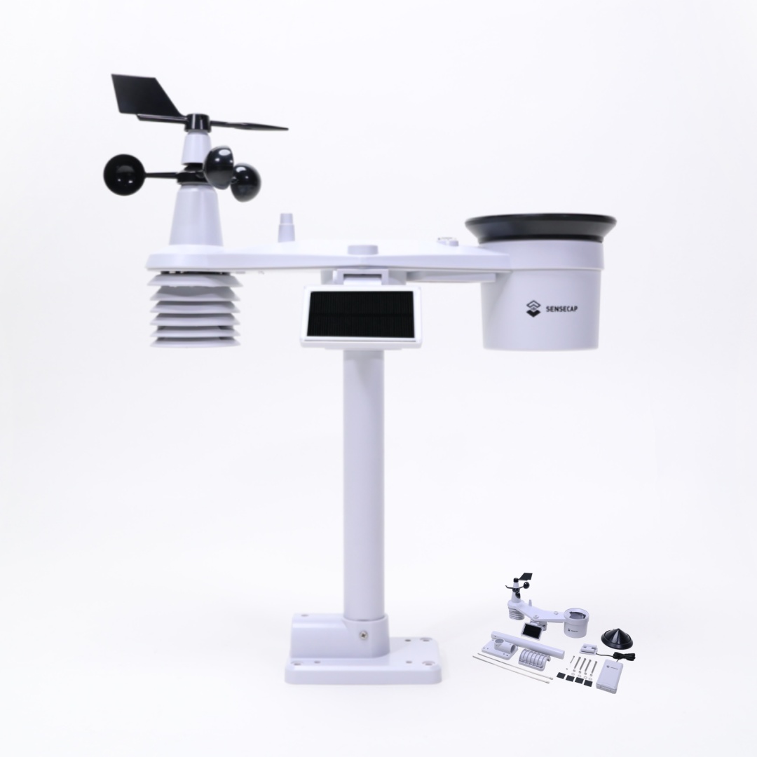 Garden Weather Station - SenseCAP S2120 8-in-1 Stasiun Sensor Cuaca