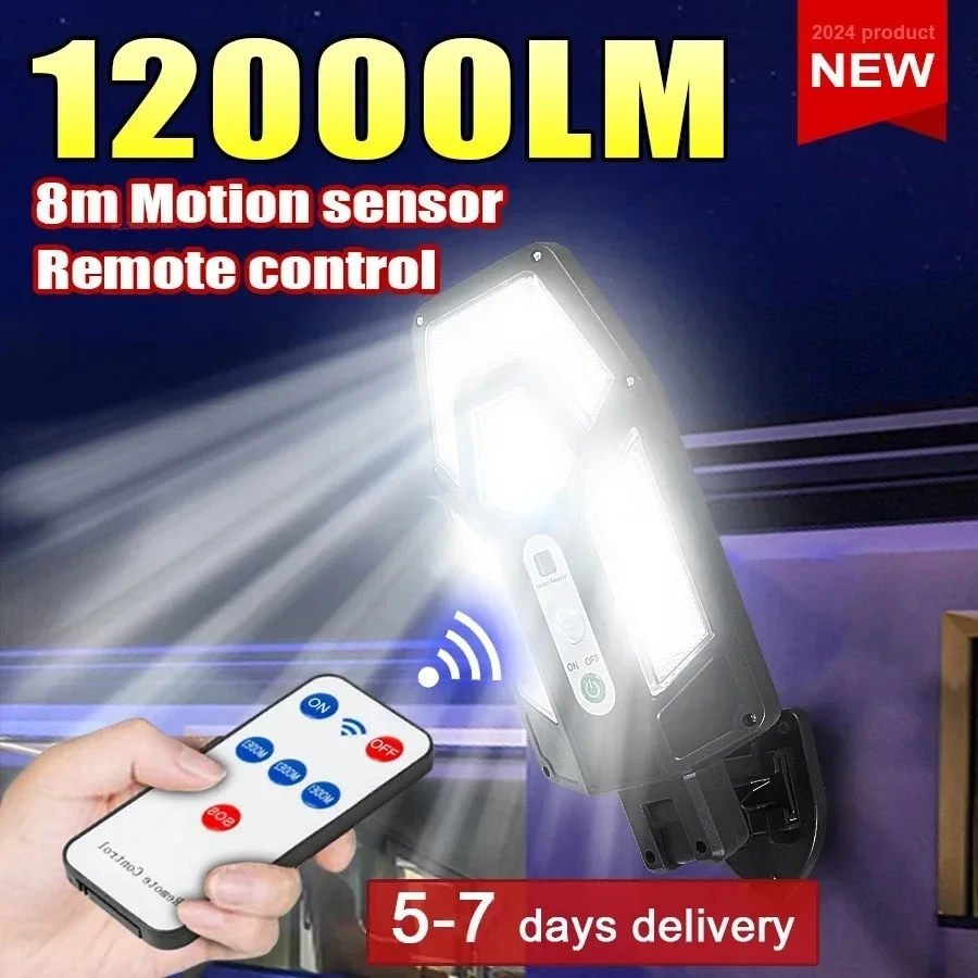 Smart Led Garden - Lampu Dinding Tenaga Surya 12000LM yang