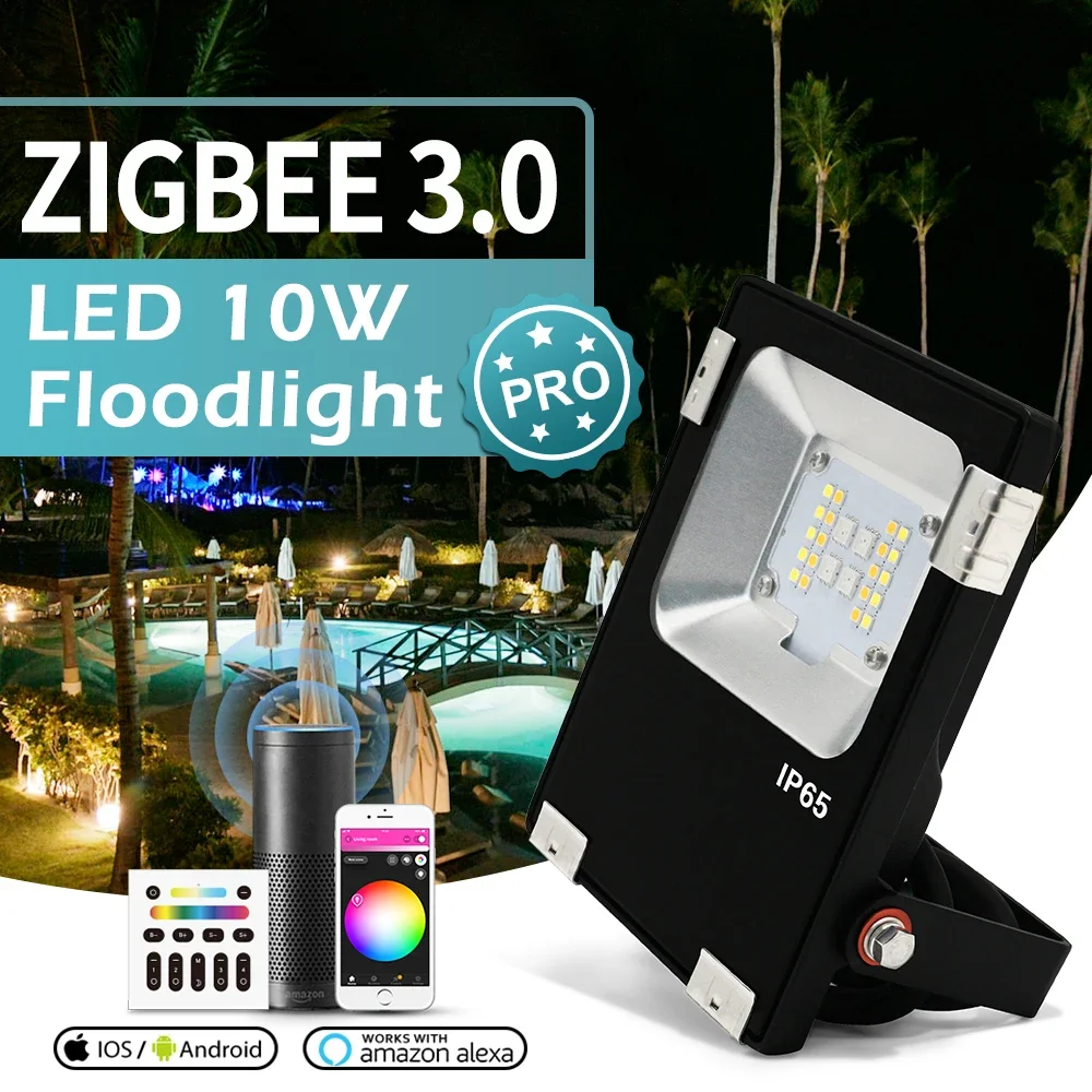 Smart Zigbee Garden Light - GLEDOPTO Zigbee 3.0 Lampu Sorot Pintar