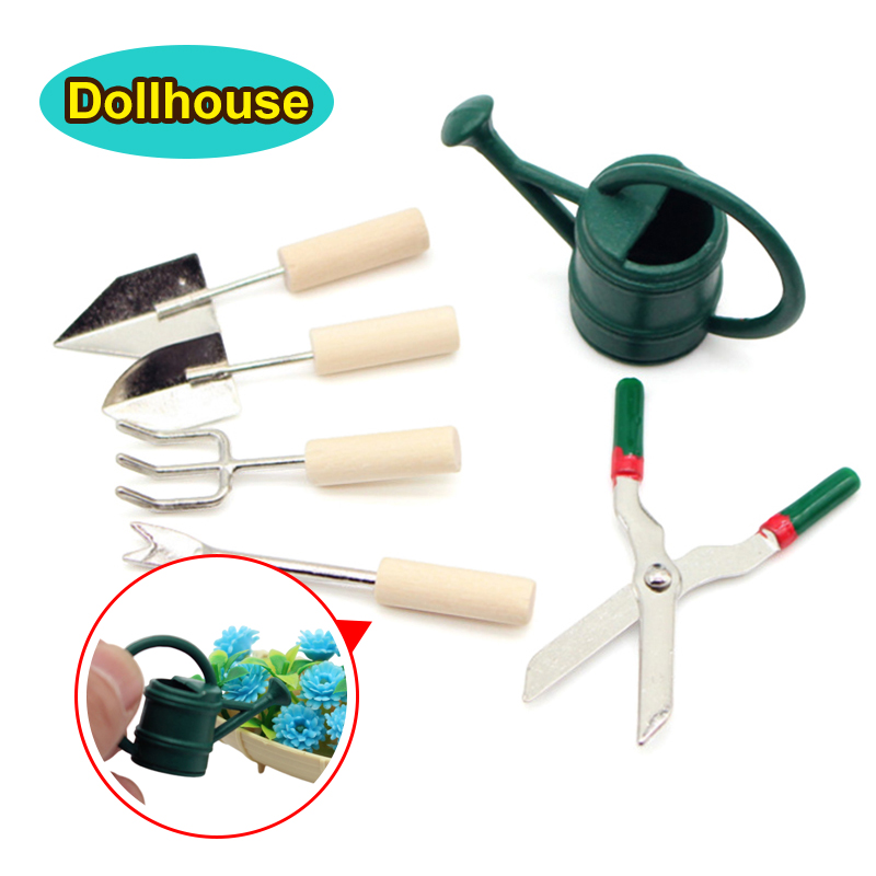 Smart Gardening - 1/12 Set Alat Berkebun Miniatur Rumah