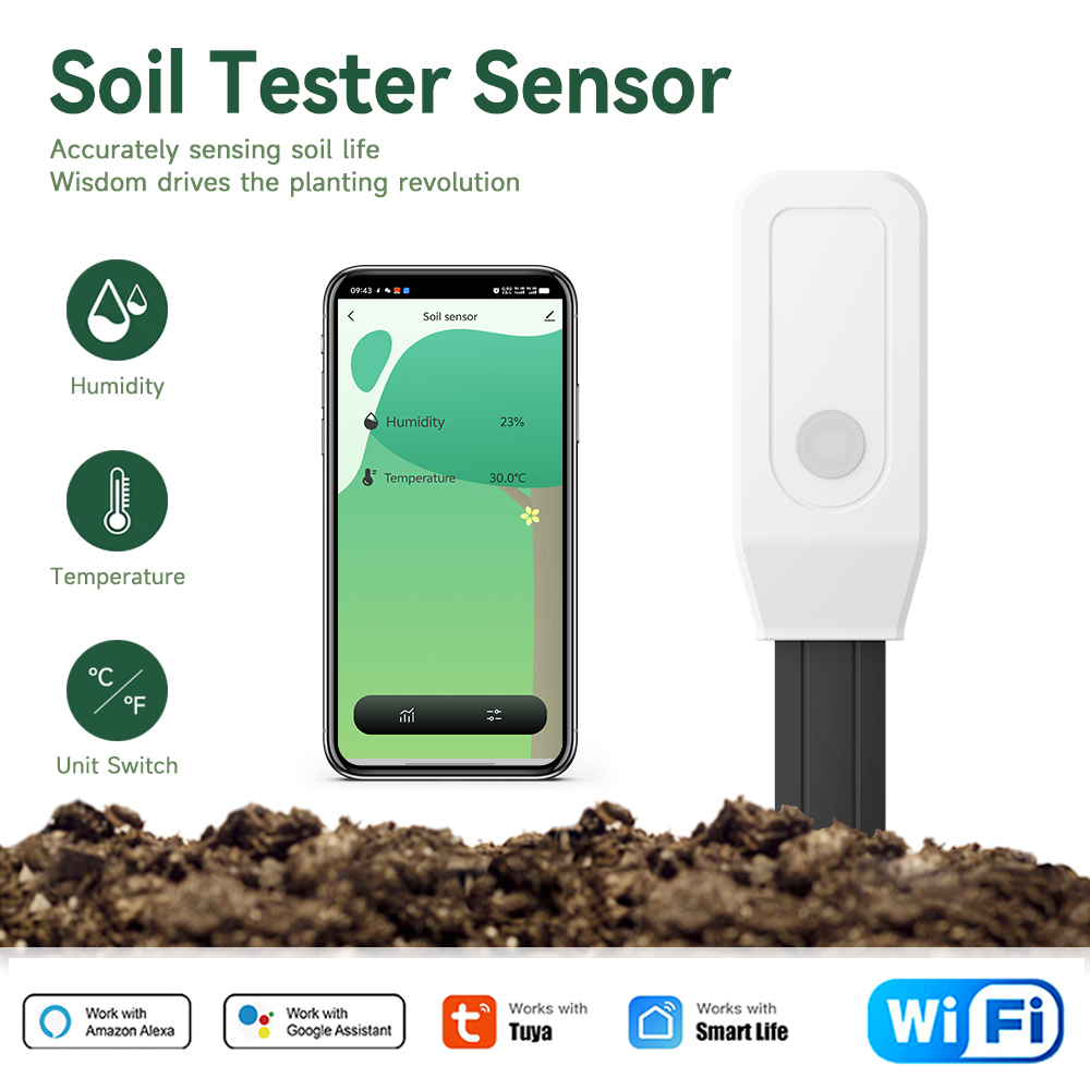 Smart Garden Irrigation - Tuya Smart WiFi Soil Tester Sensor
