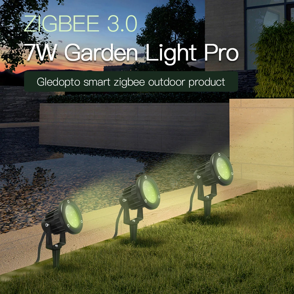Smart Zigbee Garden Light - GLEDOPTO Zigbee 3.0 Lampu Lonjakan LED