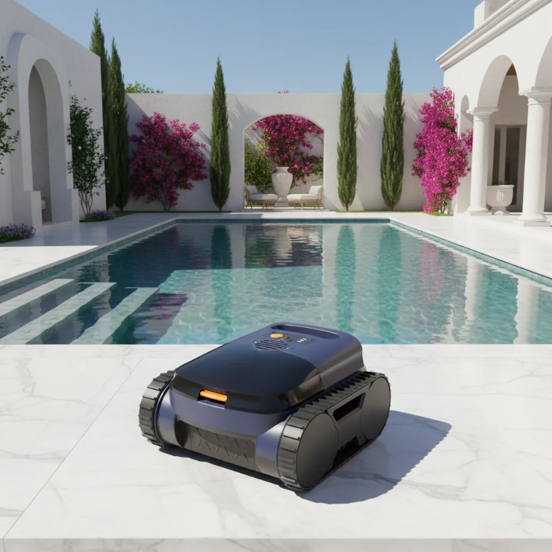 Smart Gardening - Pembersih Kolam Renang Robotik Tanpa Kabel