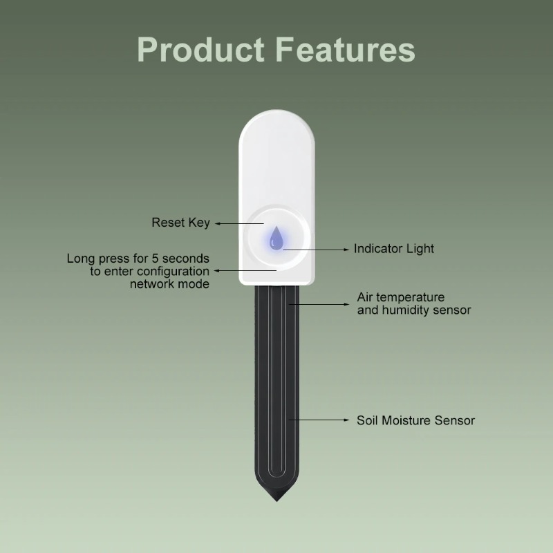 Sensor Kelembapan Tanah Pintar - Smart Zigbee Garden Light ulasan dan harga