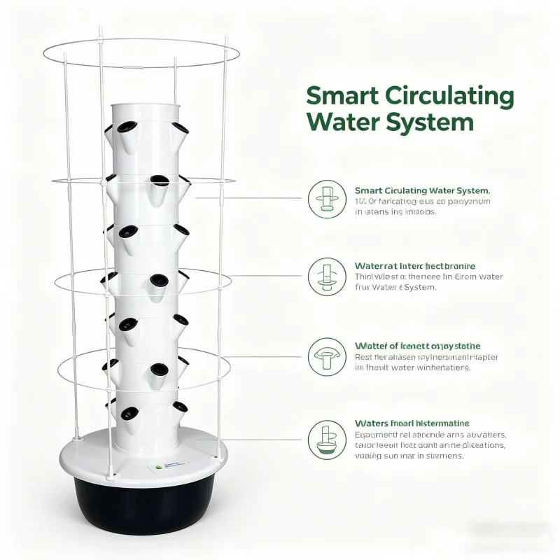 Menara Hidroponik Vertikal Spa - Smart Garden Vertical ulasan dan harga