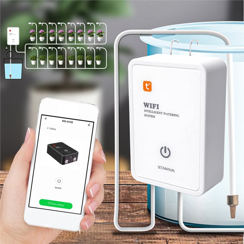 Kit Sistem Irigasi Tetes Otoma - Smart Garden Irrigation ulasan dan harga