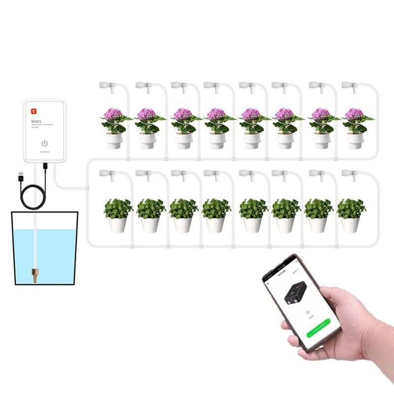 Kit Sistem Irigasi Tetes Otoma - Smart Garden Irrigation ulasan dan harga