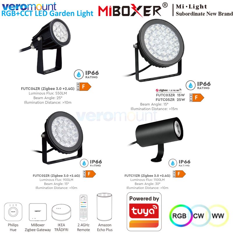 MiBoxer lampu taman LED, 6W 9W - Smart Zigbee Garden Light ulasan dan harga