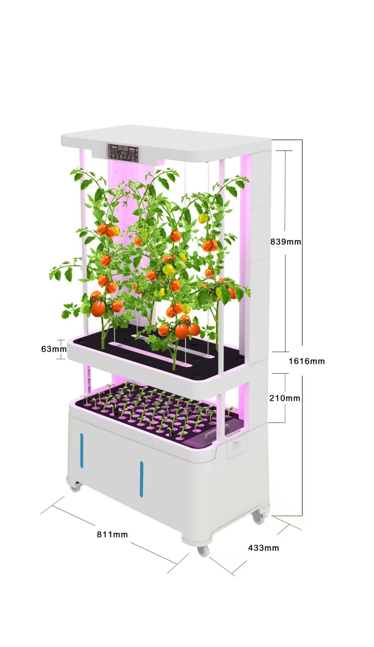 Sistem penanaman sayuran hidro - Smart Garden Vertical ulasan dan harga