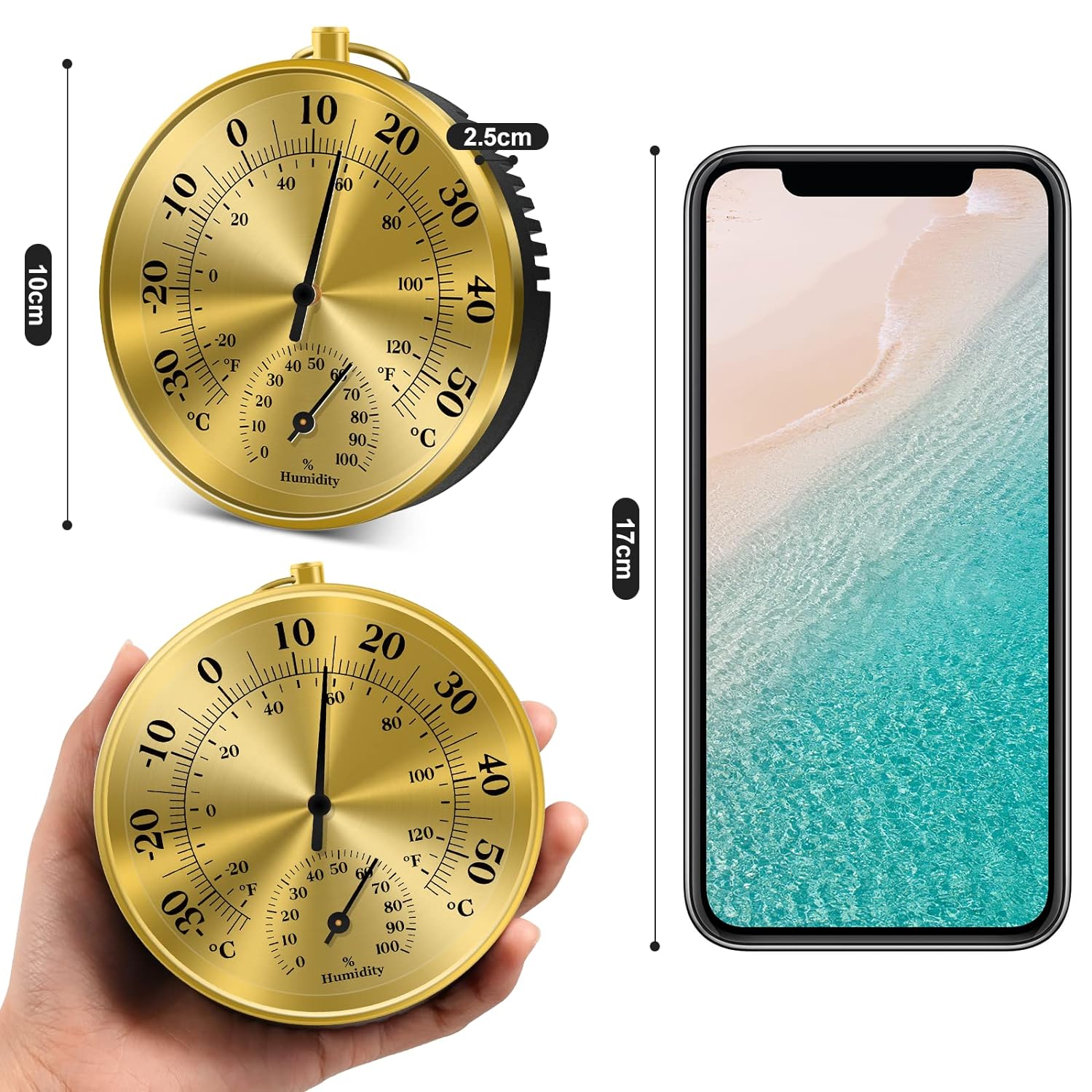 Termometer higrometer dinding  - Garden Weather Station ulasan dan harga