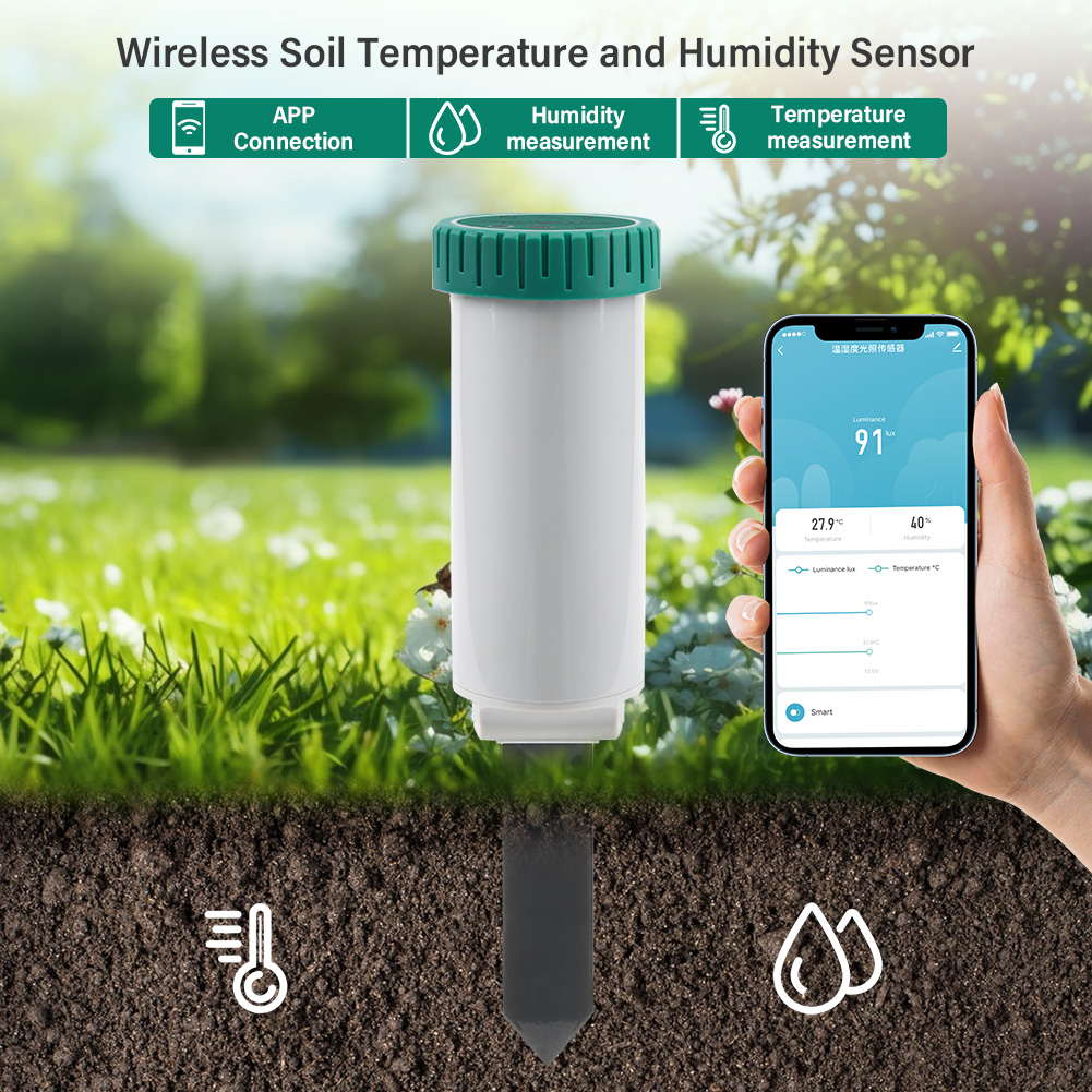 Sensor Tanah Nirkabel Yieryi T - Smart Zigbee Garden Light ulasan dan harga