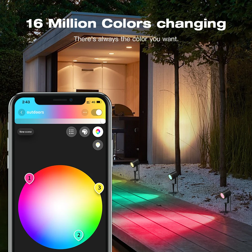 GLEDOPTO Zigbee 3.0 7W Lampu D - Smart Zigbee Garden Light ulasan dan harga