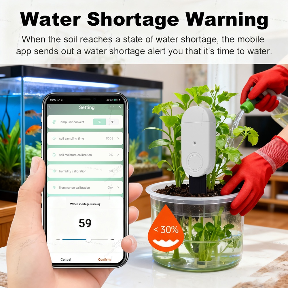 Sensor Kelembapan Tanah Zigbee - Smart Zigbee Garden Light ulasan dan harga