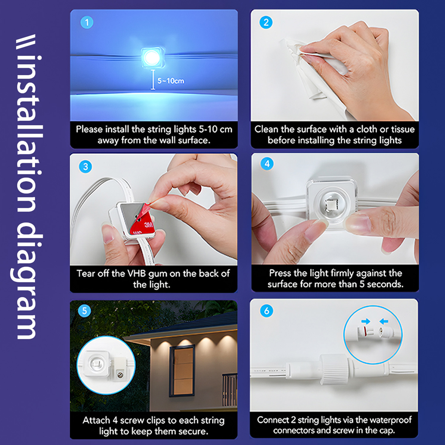 Lampu String LED Pelangi Pinta - Smart Led Garden ulasan dan harga