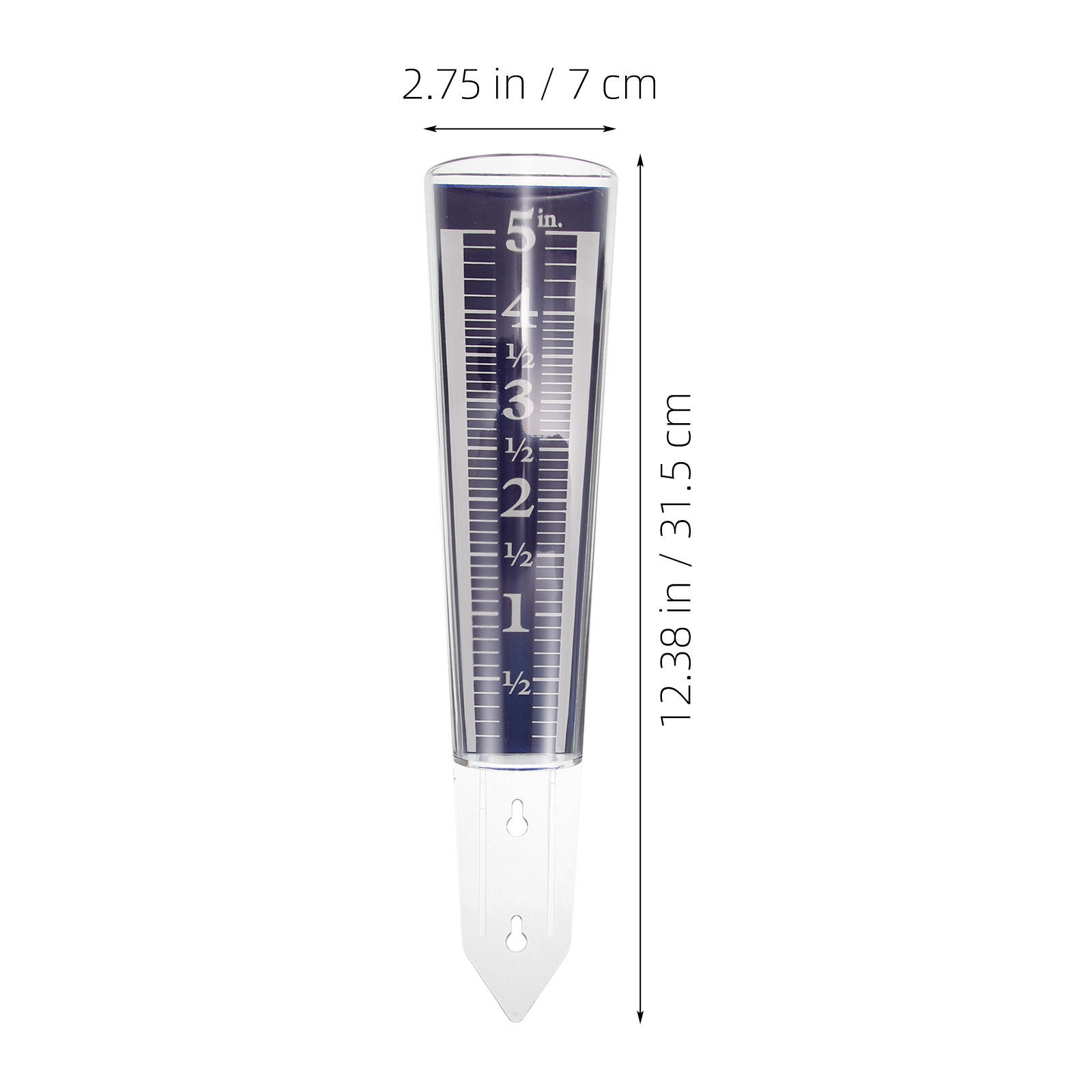 Pengukur Hujan Plastik Transpa - Garden Weather Station ulasan dan harga