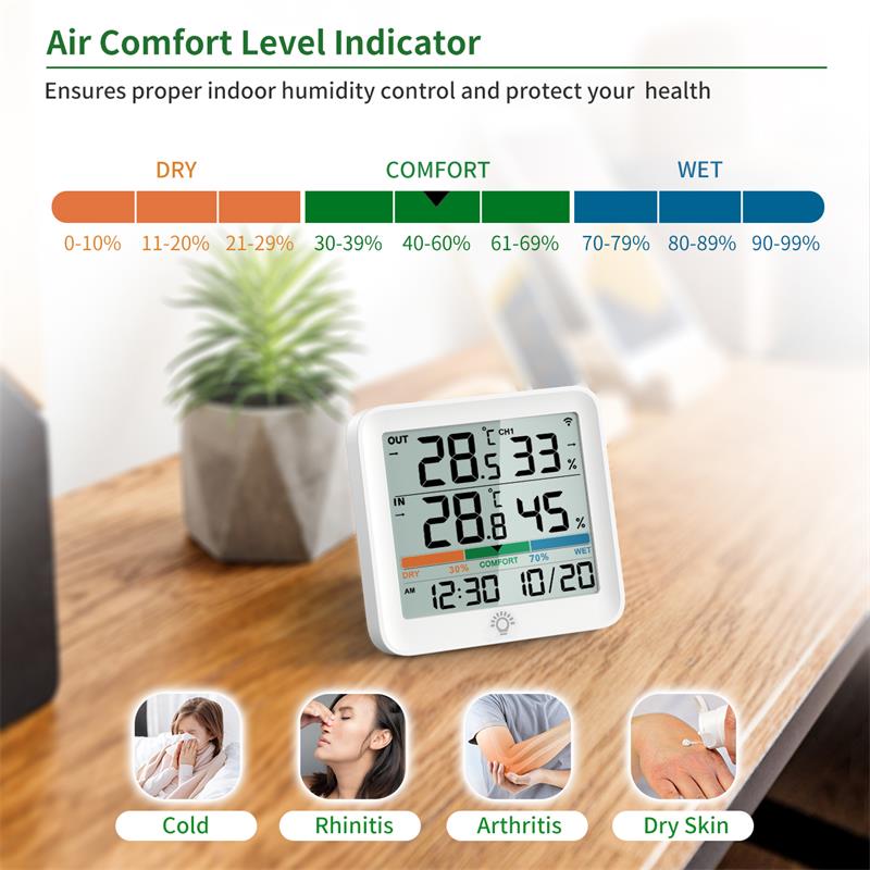 Termometer Digital Higrometer  - Garden Weather Station ulasan dan harga