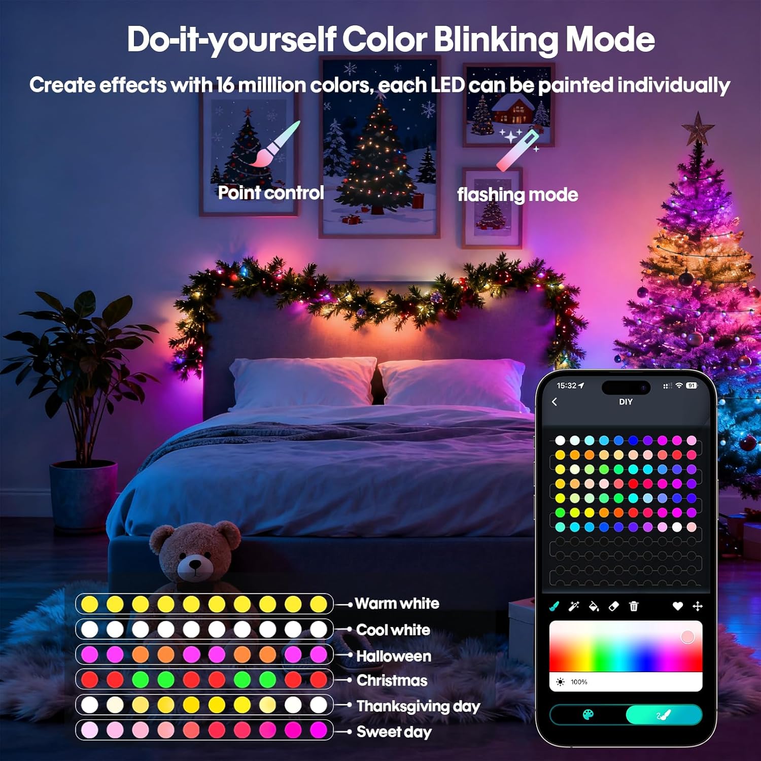Lampu String Smart Globe 5/10M - Smart Led Garden ulasan dan harga
