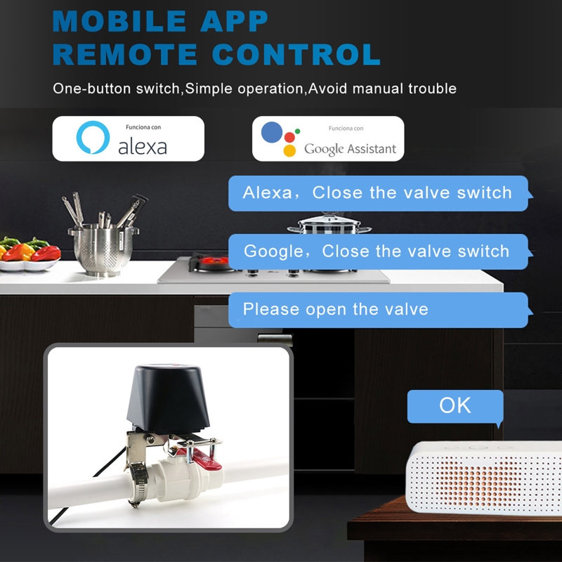 Katup Gas Pintar Tuya WIFI Pen - Smart Garden Irrigation ulasan dan harga