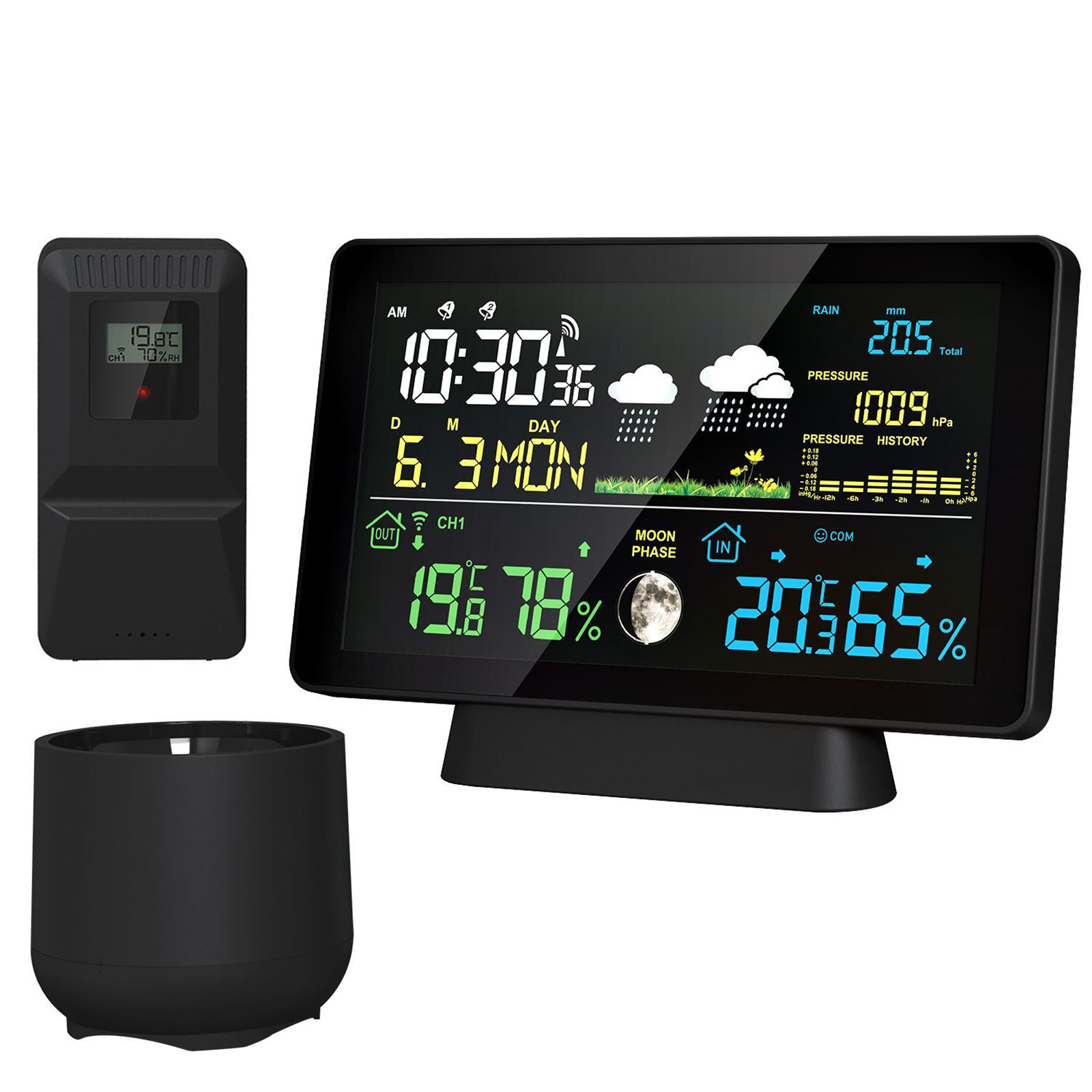 Termometer stasiun cuaca nirka - Garden Weather Station ulasan dan harga